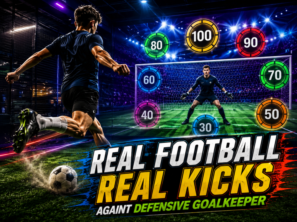 Real Football Real Kicks againt Defensive GoalKeeper