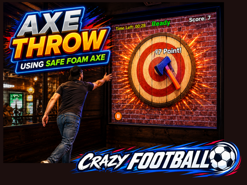Axe Throw (Foam) from crazy football