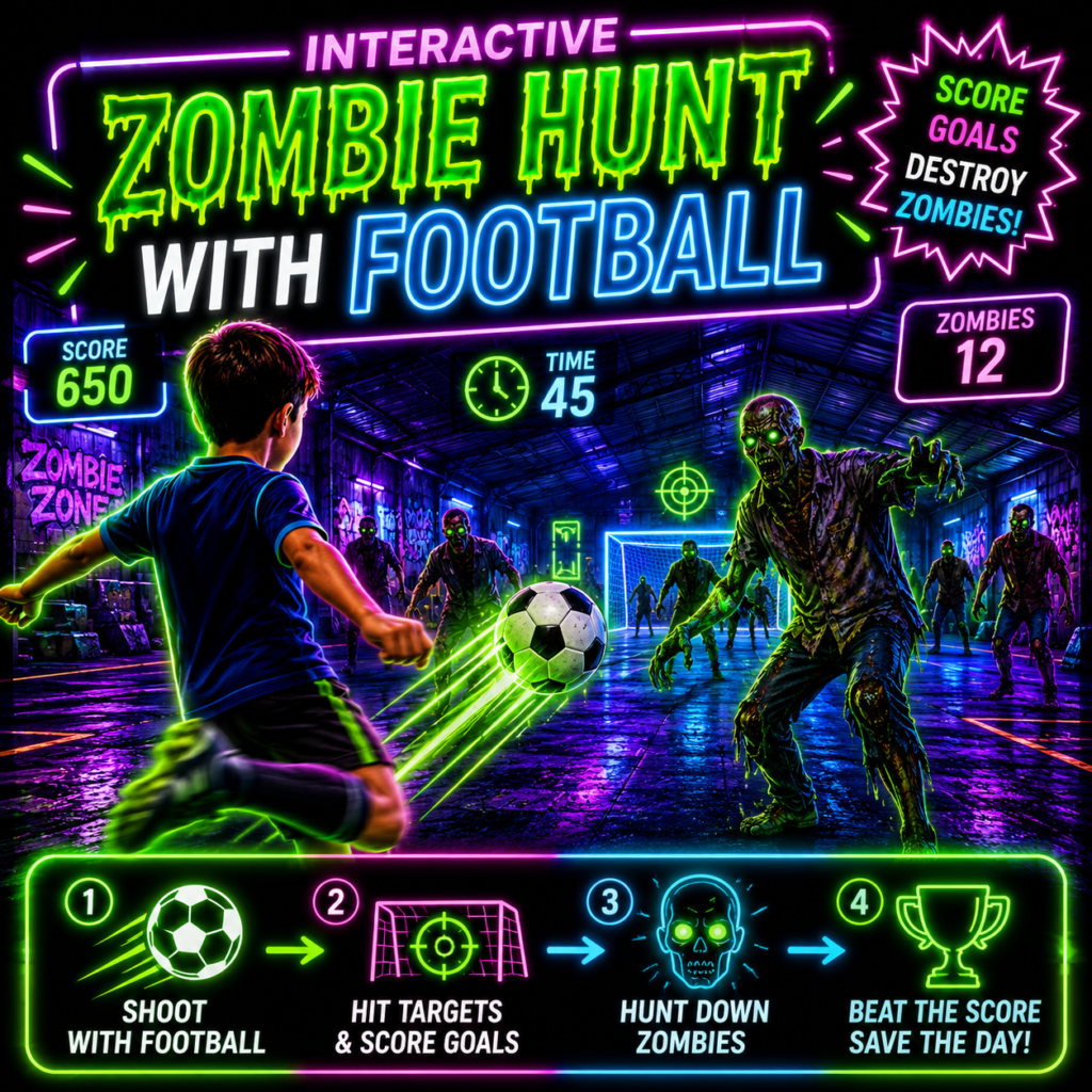 Zombile Hunt with Football